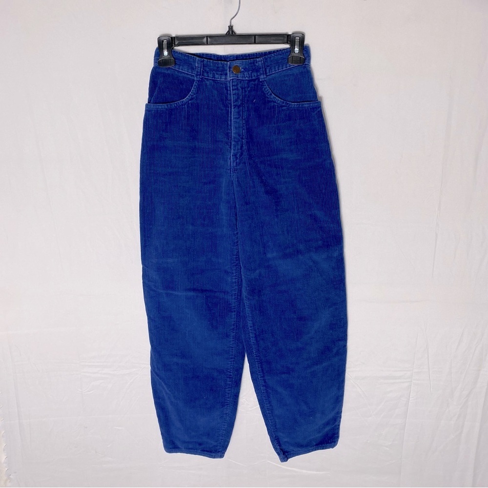 Vintage Santana Blue Corduroy Baggy Pants 00 Dopamine Dressing Festival Academia